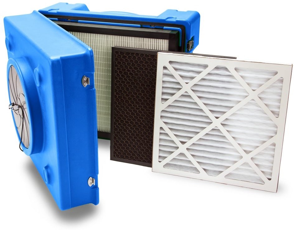 Commercial Air Scrubber and Filters